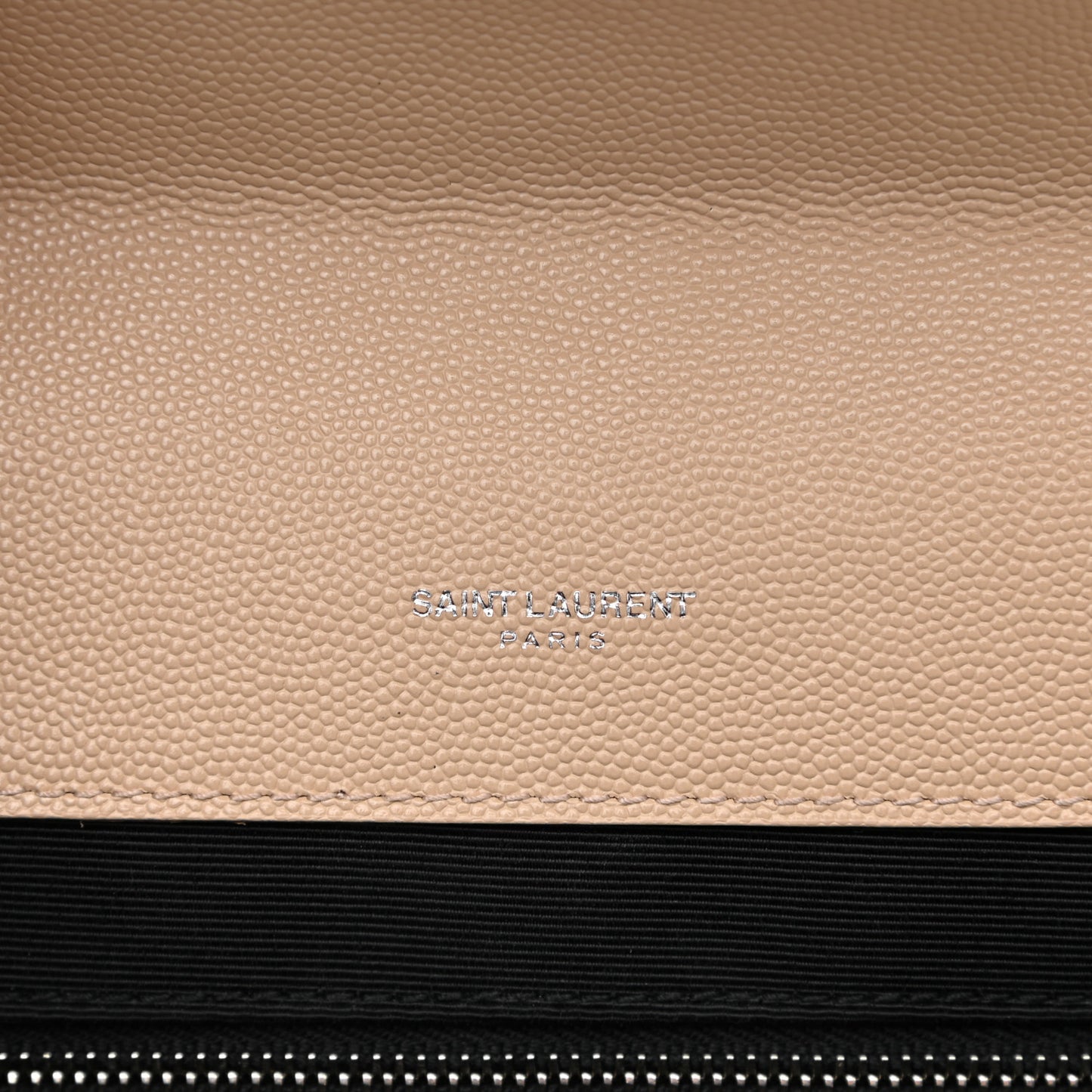 Grain De Poudre Matelasse Chevron Large Monogram Satchel Nude Powder