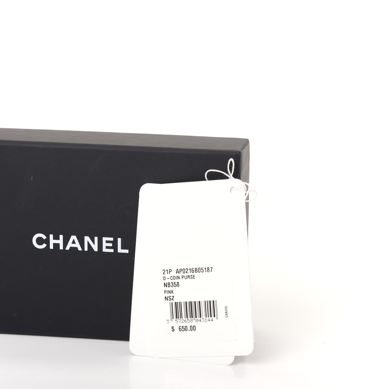 Chanel Lambskin Quilted Zip Around Coin Purse Wallet Pink Yellow 9 of 9