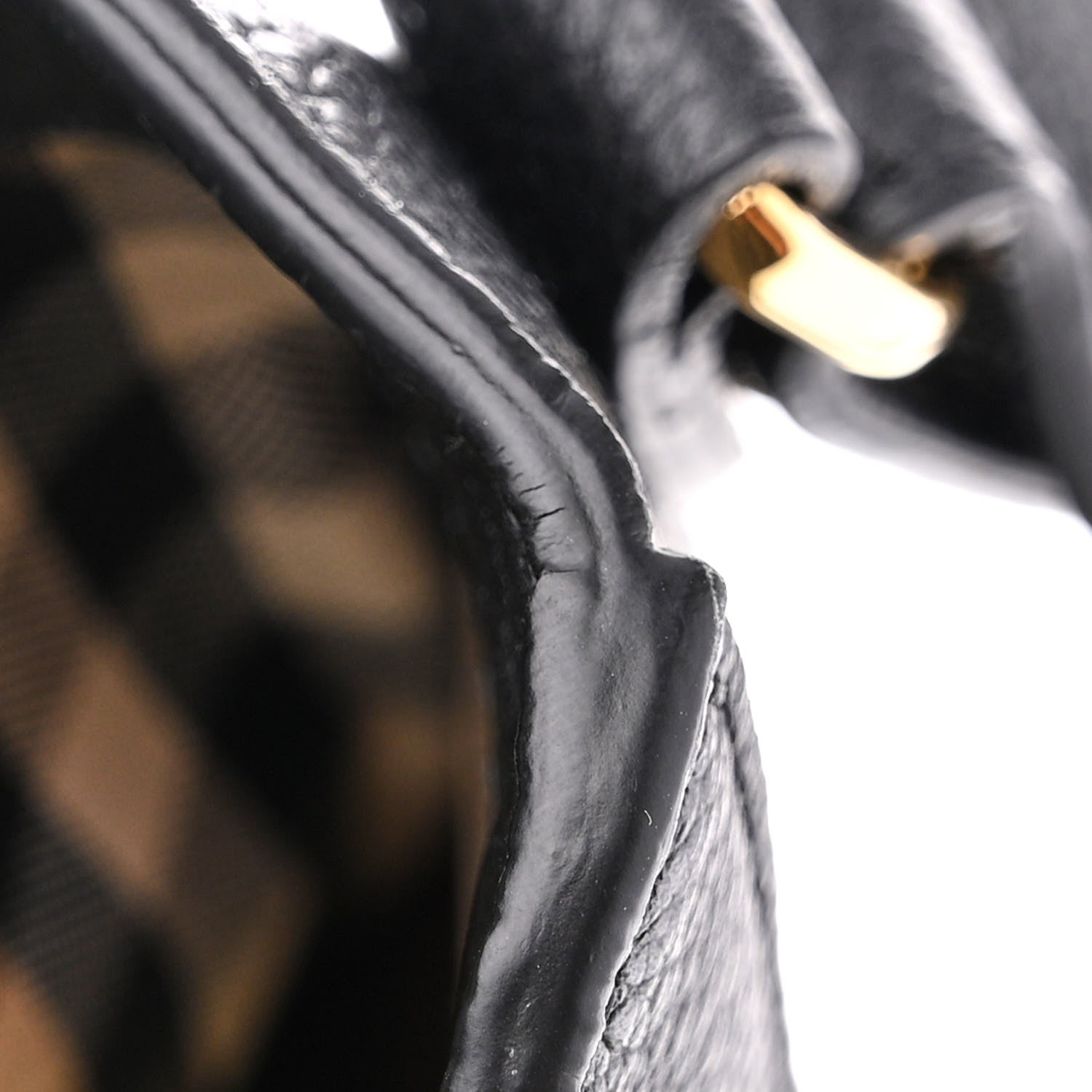 Burberry Grainy Calfskin Vintage Check Note Crossbody Bag Black 13 of 15