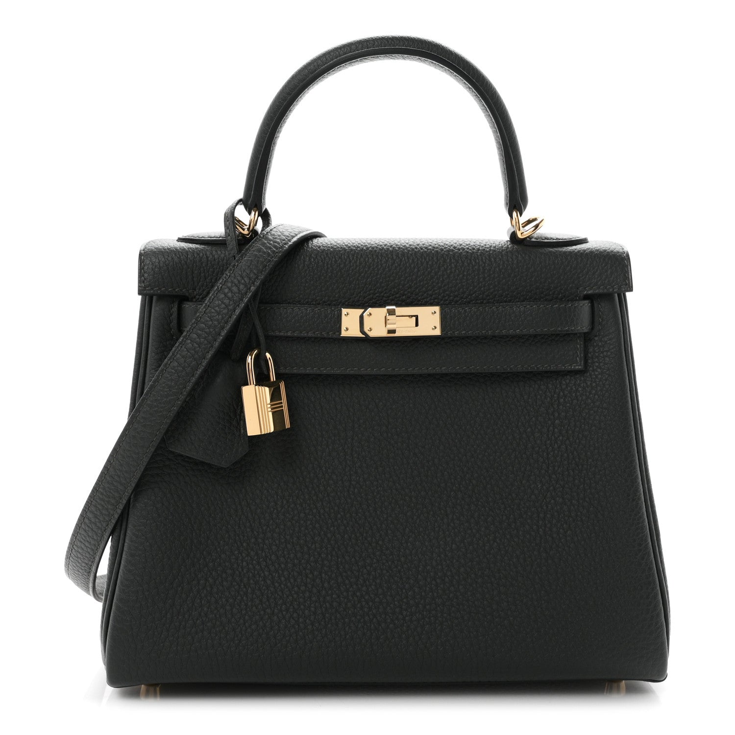 Hermes Togo Kelly Retourne 25 Vert Fonce 1 of 11