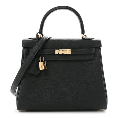 Hermes Togo Kelly Retourne 25 Vert Fonce 1 of 11