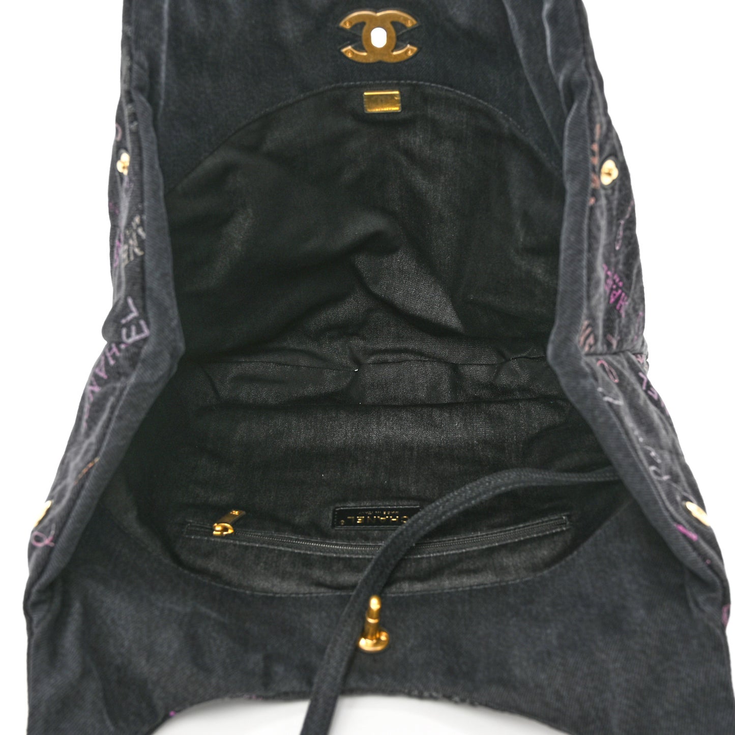 Denim Quilted Denim Mood Hobo Black Multicolor