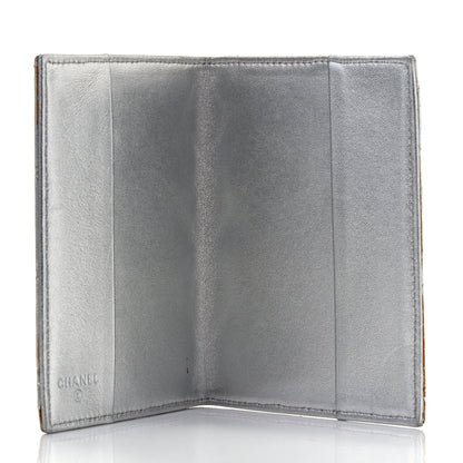 Chanel Metallic Lambskin Quilted Passport Holder Silver 4 of 4