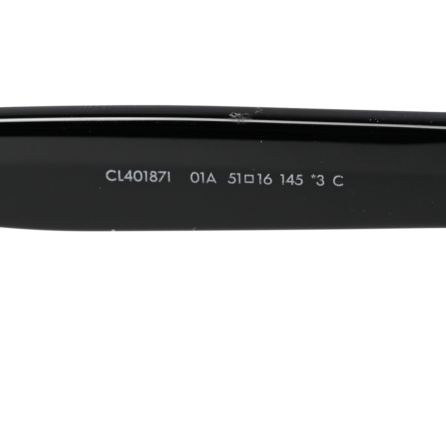 Celine Acetate Cat Eye Sunglasses CL40187I Black 5 of 7