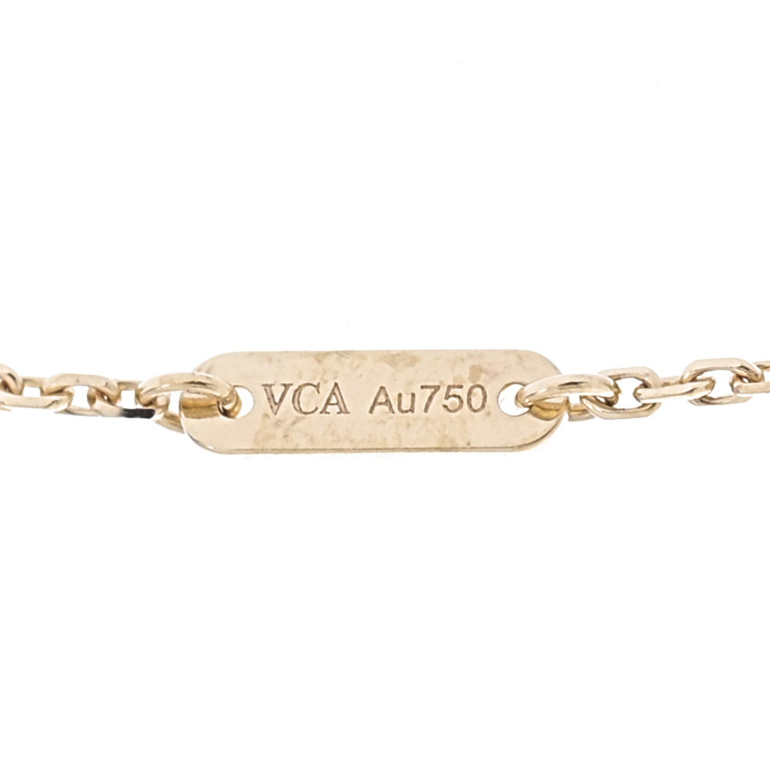 Van Cleef & Arpels 18K Yellow Gold Diamond Mini Frivole Pendant Necklace 4 of 7