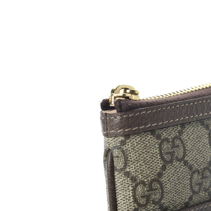Gucci GG Supreme Monogram Large Ophidia Pouch Clutch Brown 11 of 11
