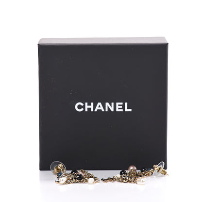 Chanel Pearl Chain CC Dangle Earrings 5 of 5