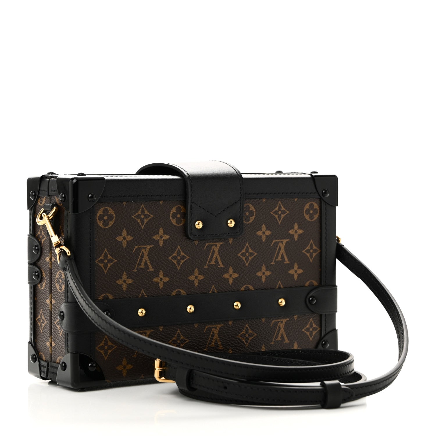 Louis Vuitton Monogram Petite Malle Black 3 of 9