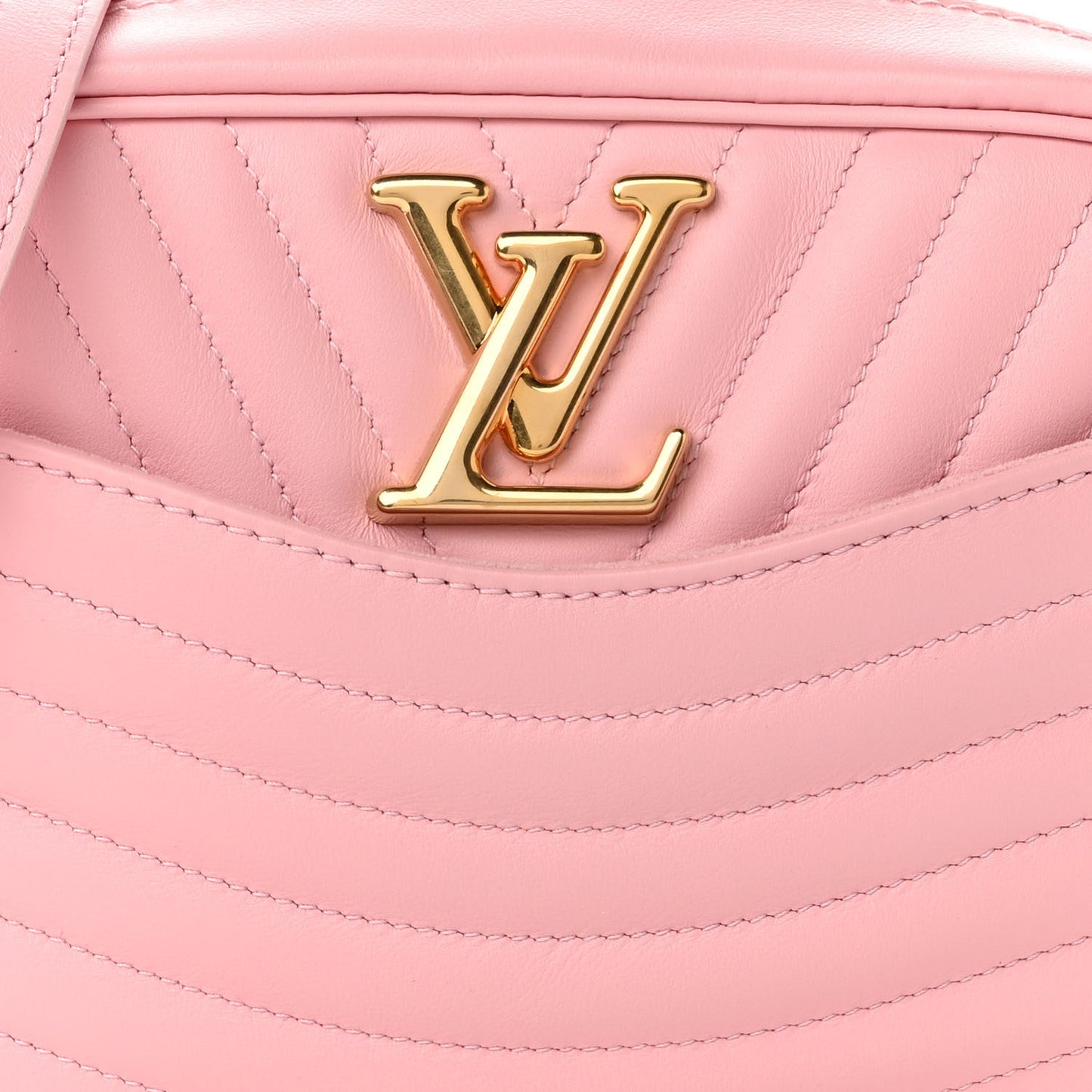 Calfskin New Wave Camera Bag Smoothie Pink