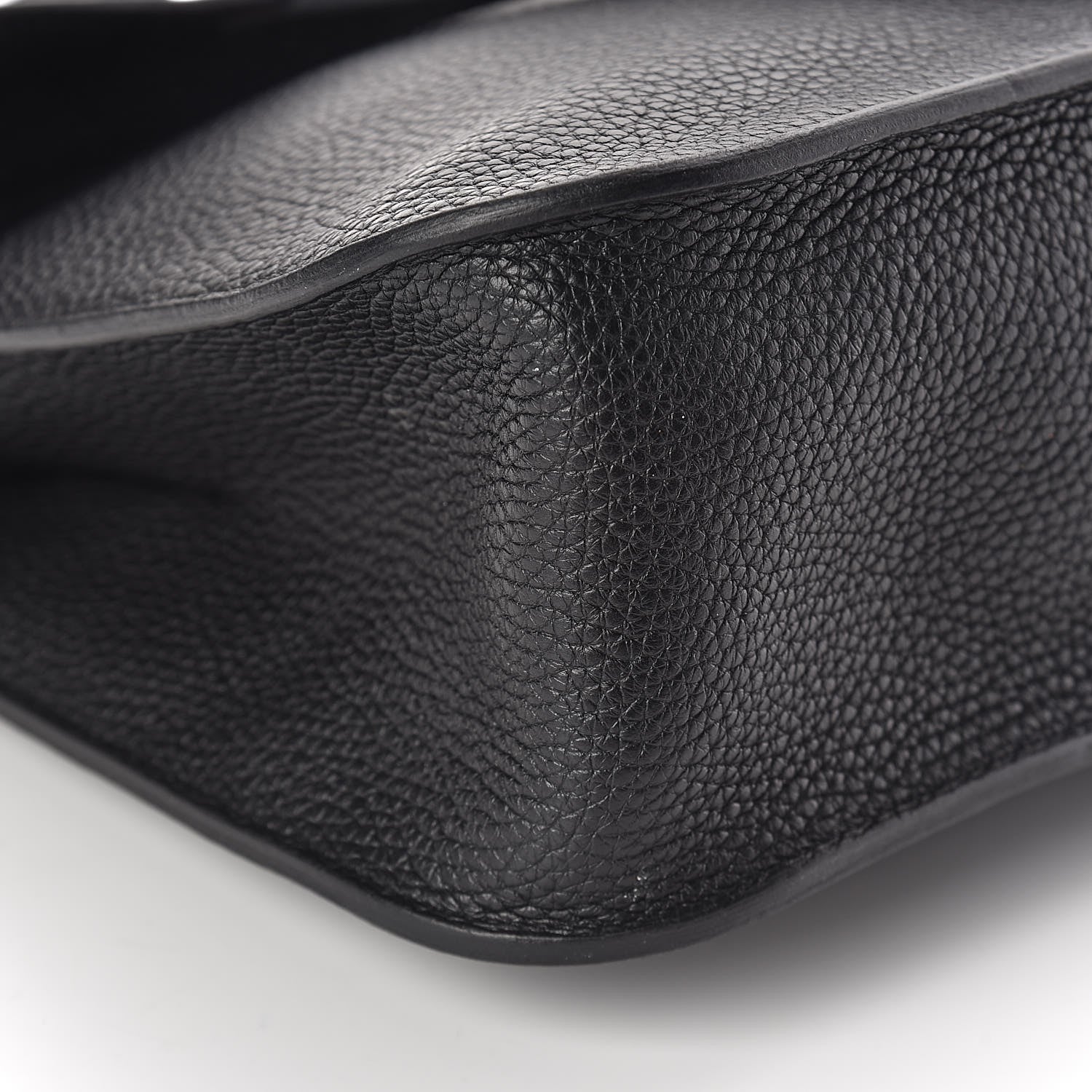 Hermes Taurillon Clemence Halzan 31 GM Black 8 of 12