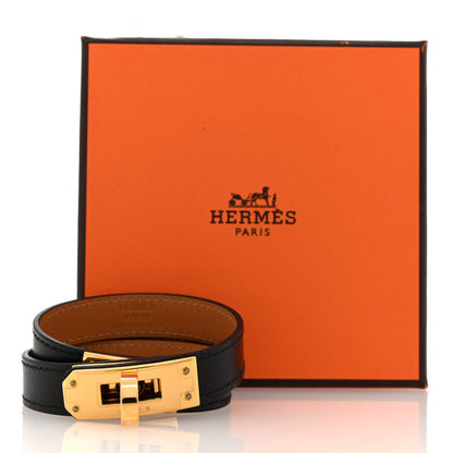 Hermes Box Kelly Double Tour Bracelet T2 Black 5 of 5