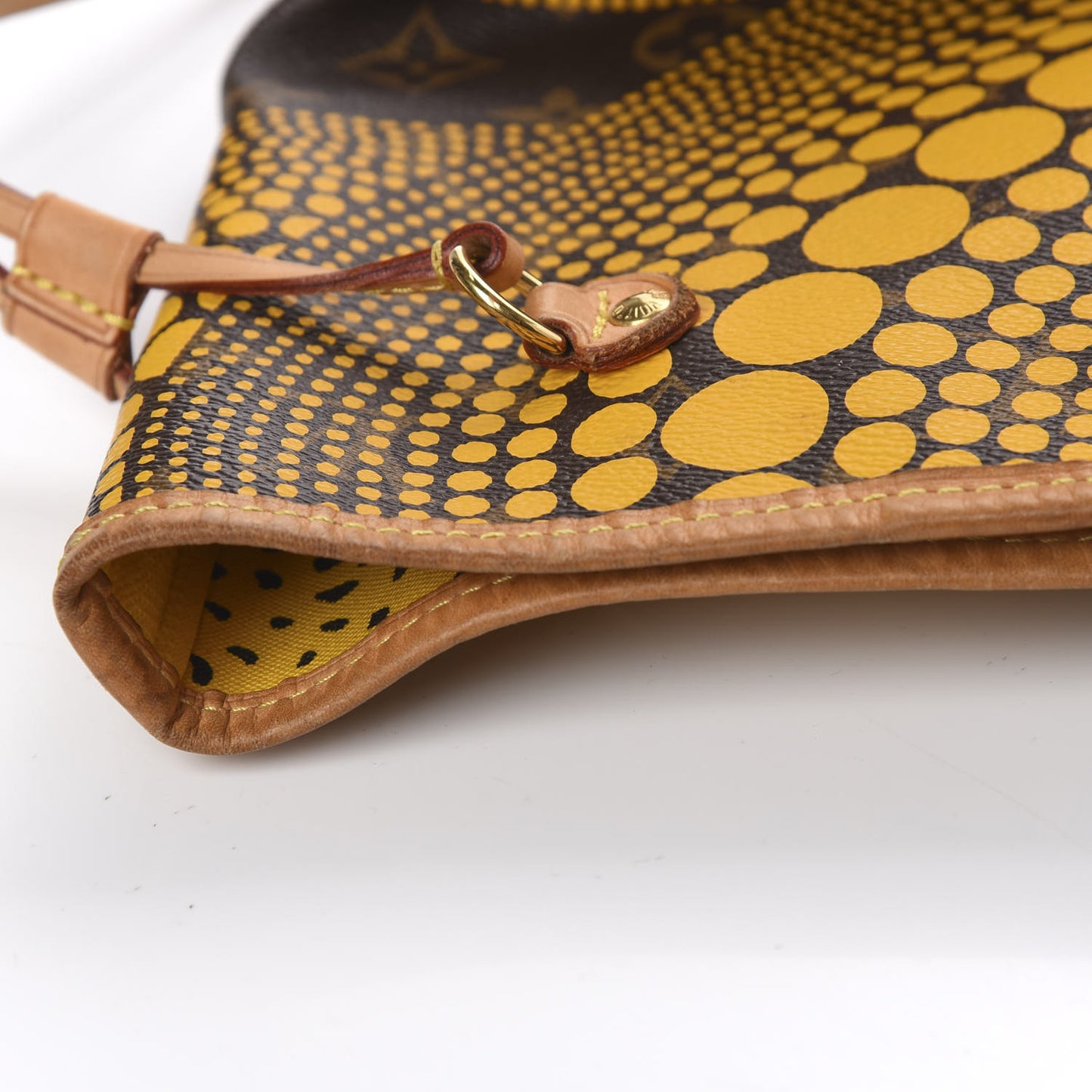 Monogram Kusama Waves Neverfull MM Yellow