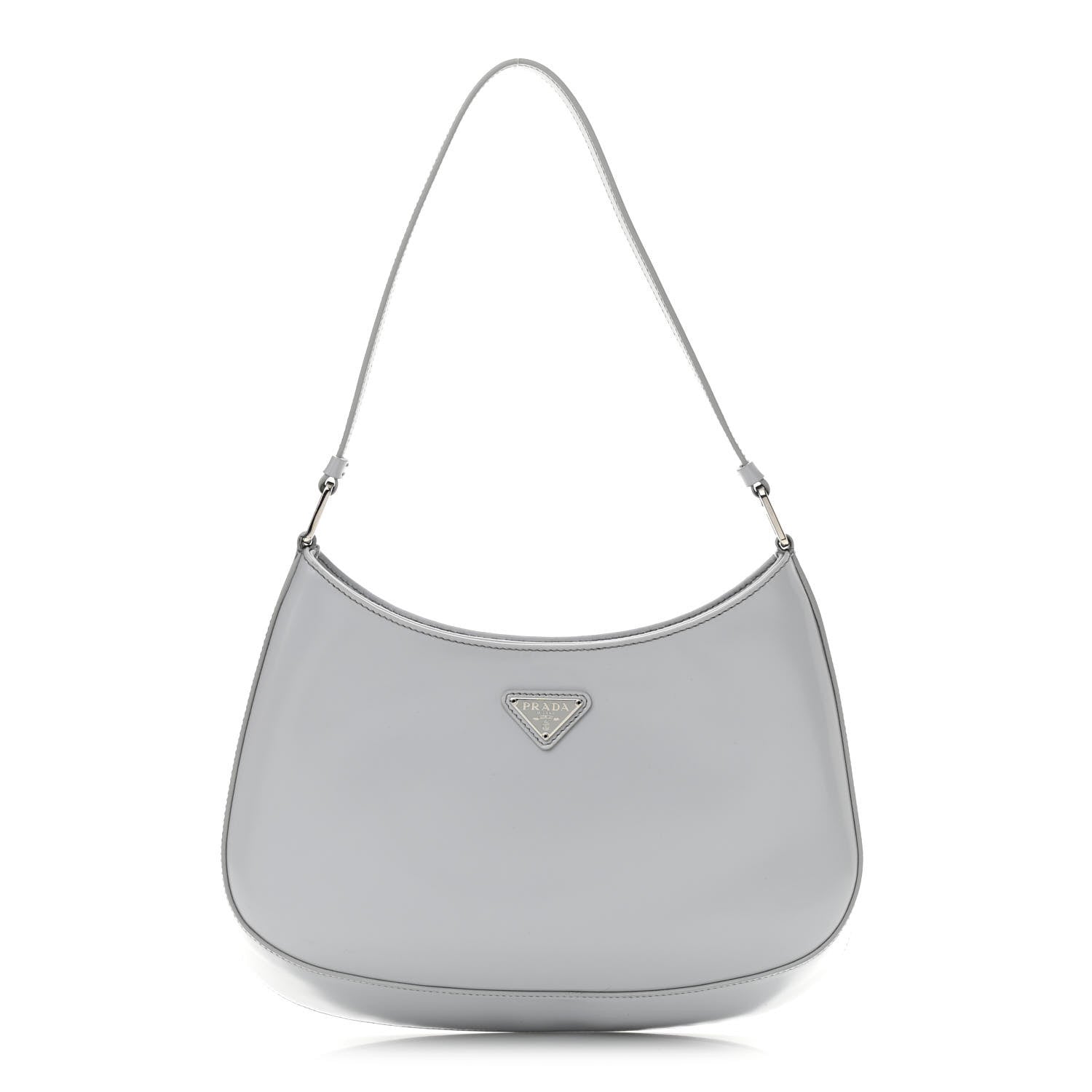 Prada Spazzolato Cleo Shoulder Bag Fiordaliso 1 of 9