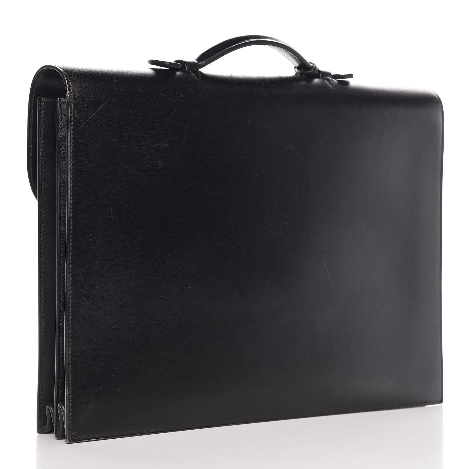 Hermes Box Sac a Depeche 41 Briefcase Black 4 of 12