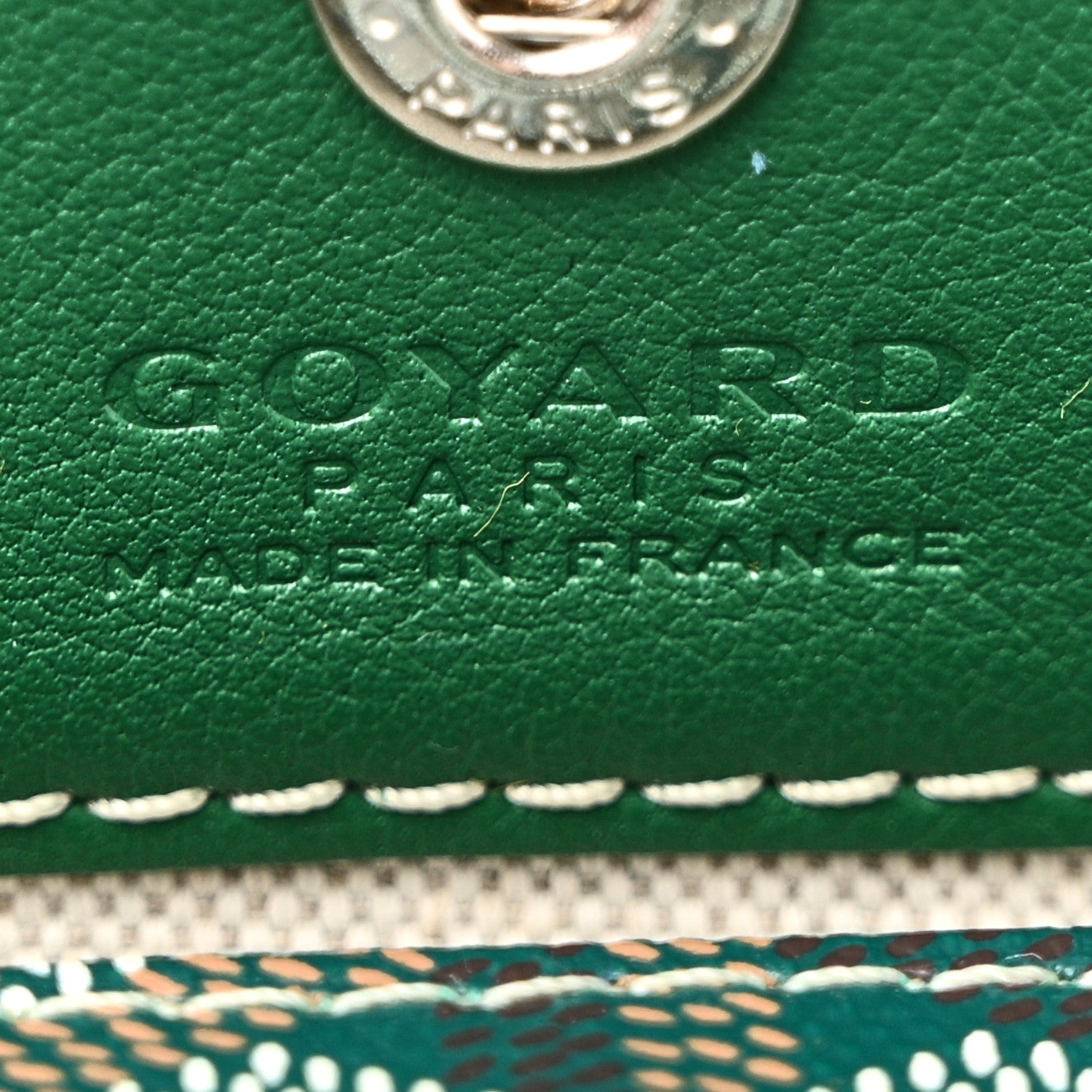 Goyard Goyardine Reversible Mini Anjou Green 12 of 19
