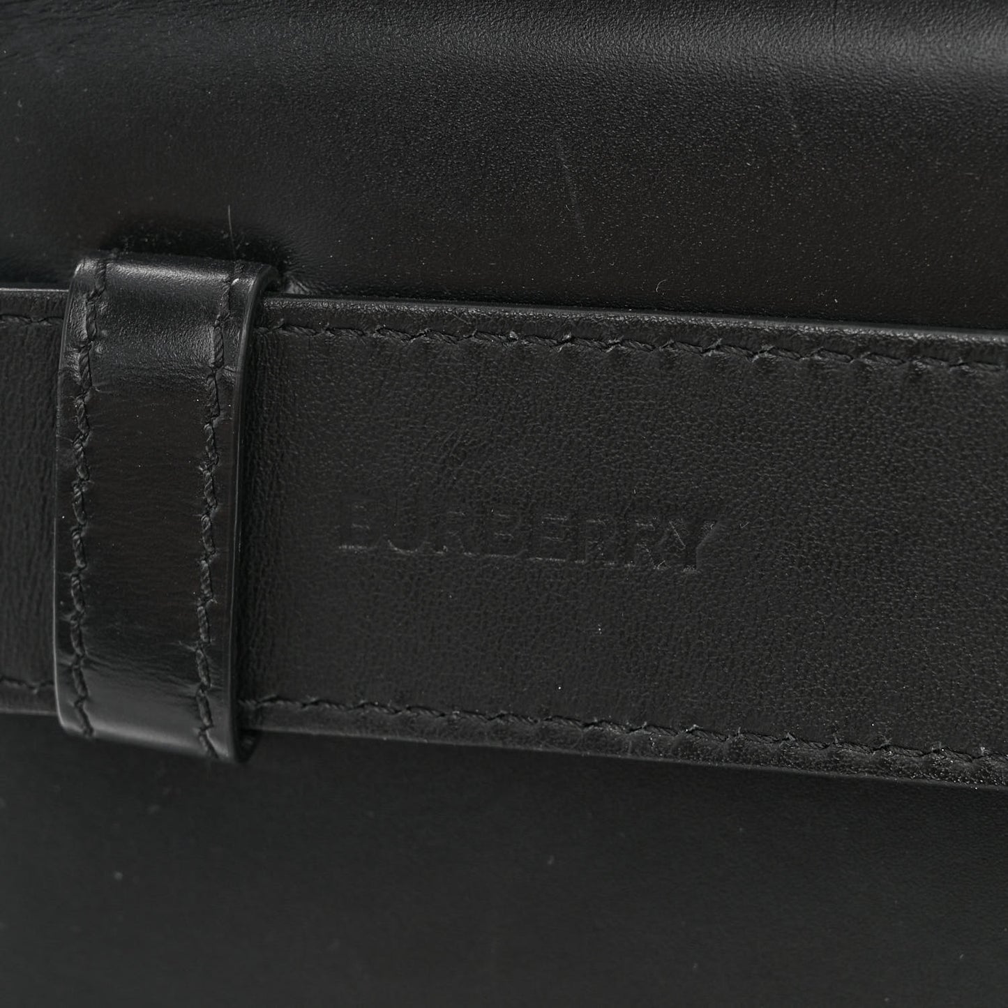 Calfskin TB Bum Bag Black