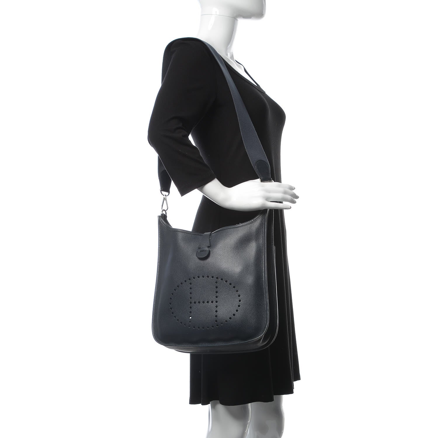 Hermes Epsom Evelyne II PM Indigo 2 of 12