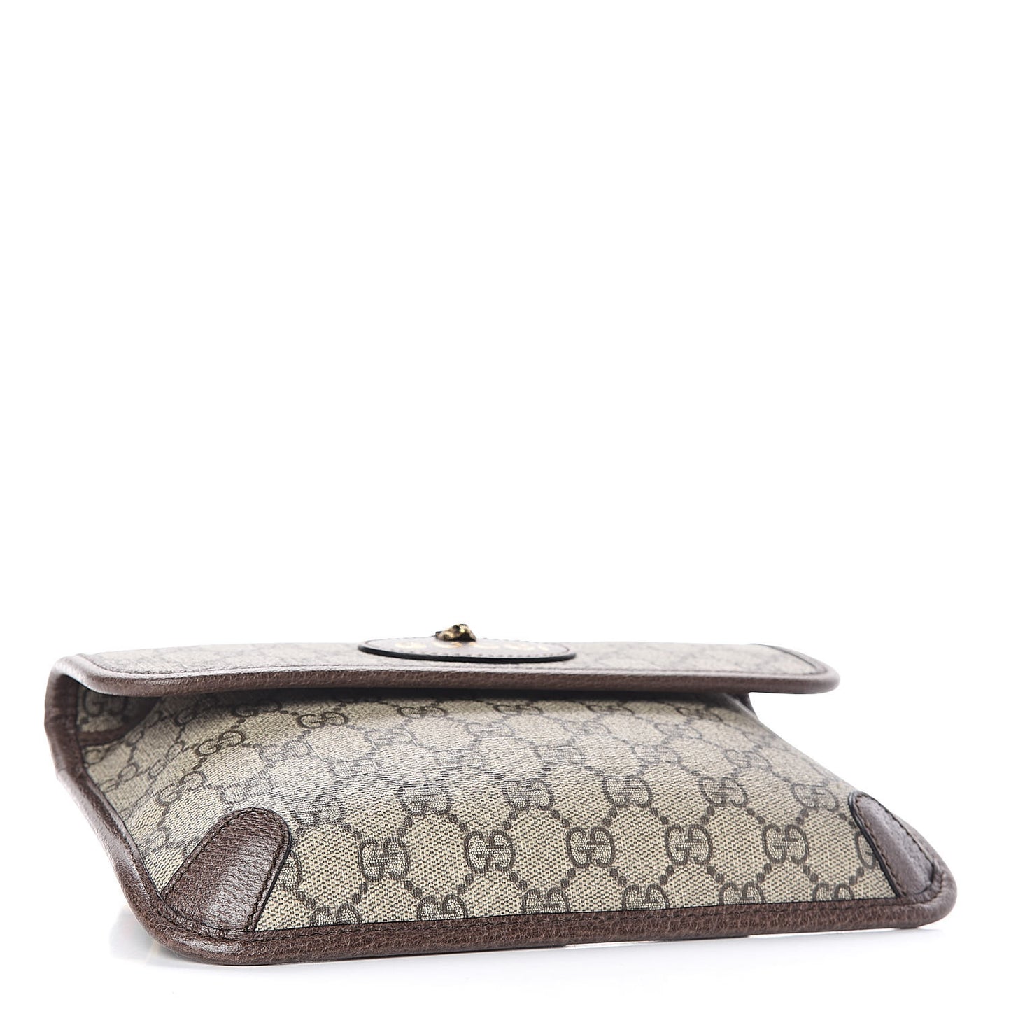 GG Supreme Monogram Neo Vintage Web Belt Bag Brown