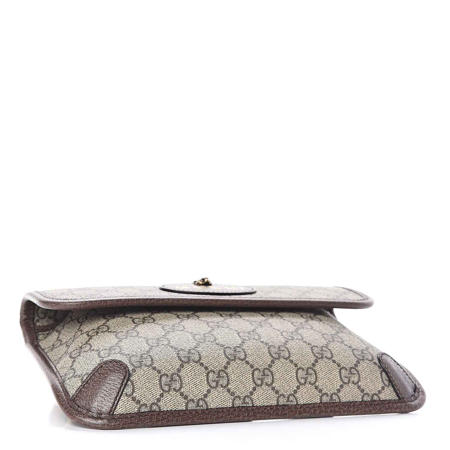 Gucci GG Supreme Monogram Neo Vintage Web Belt Bag Brown 4 of 11
