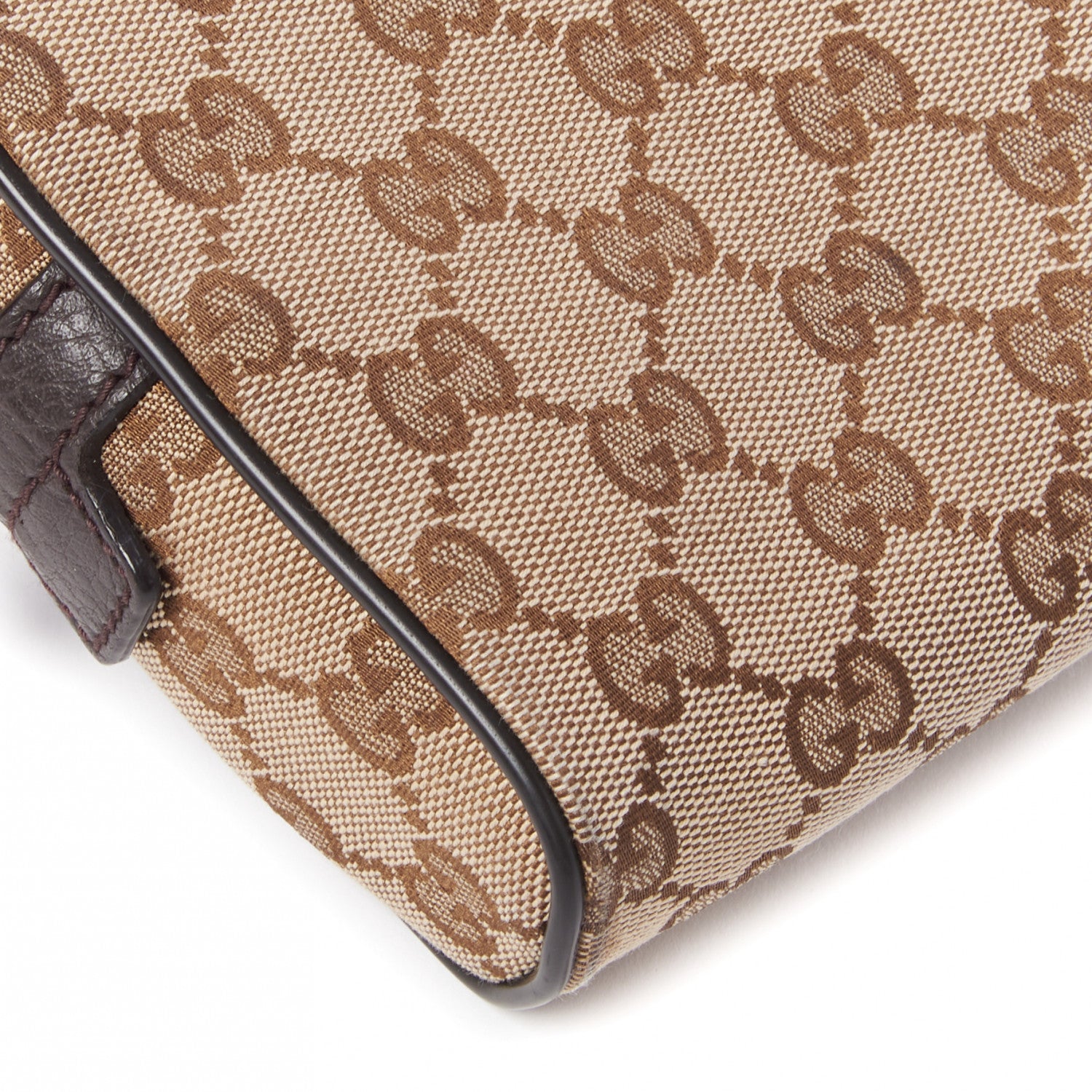 Gucci Monogram Belt Bag Dark Brown 6 of 9