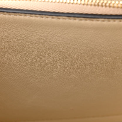 Celine Shiny Smooth Calfskin Medium Frame Shoulder Bag Chalk Mastic 11 of 16