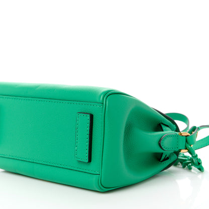 Versace Grained Calfskin Small La Medusa Bag Green 12 of 12