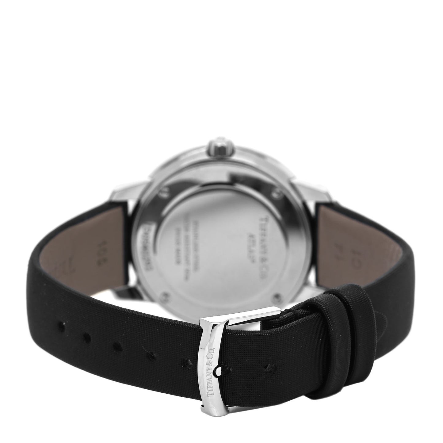 Stainless Steel Satin Diamond Bezel 31mm Atlas 2-Hand Quartz Watch