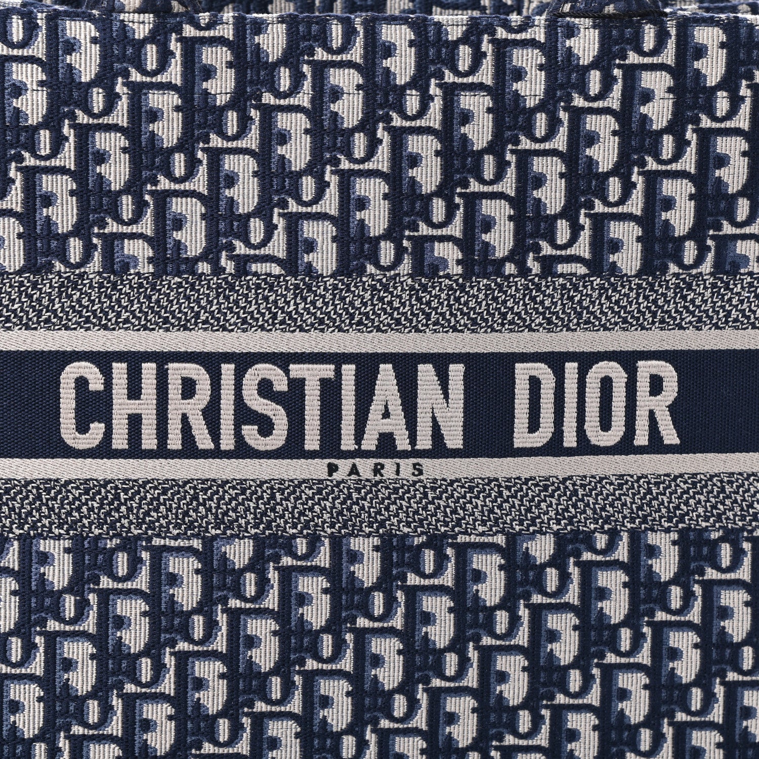 Christian Dior Oblique Medium Book Tote Blue Multicolor 7 of 9
