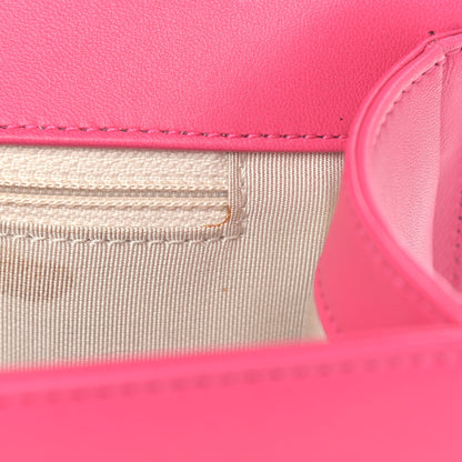 Chanel Lambskin Quilted New Medium Boy Flap Pink 14 of 16