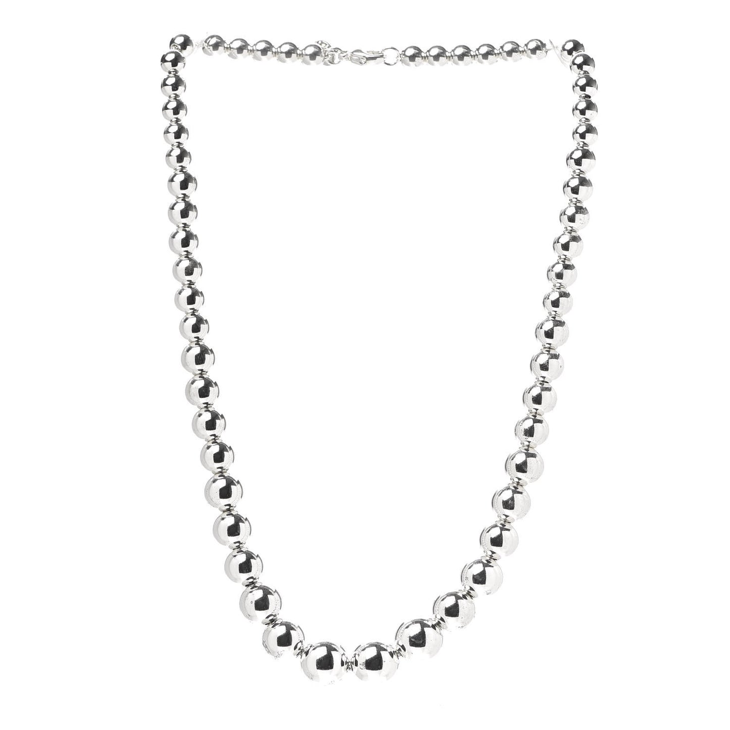 Sterling Silver HardWear Graduated Ball Necklace