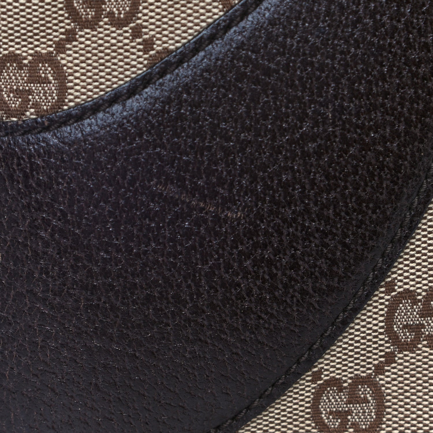 Gucci Monogram Signature Tote Dark Brown 37 of 41