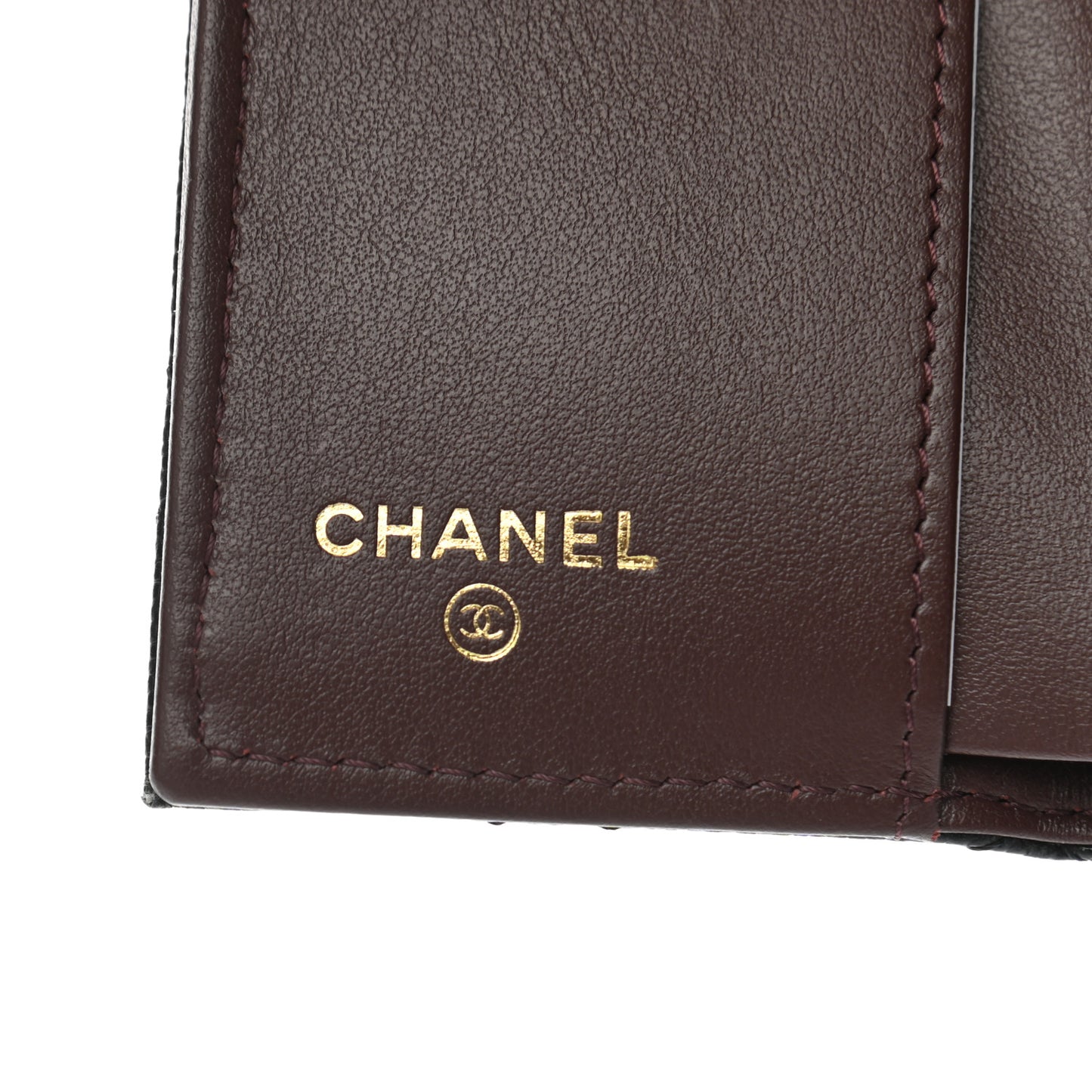 Caviar Quilted Double Flap Wallet Black