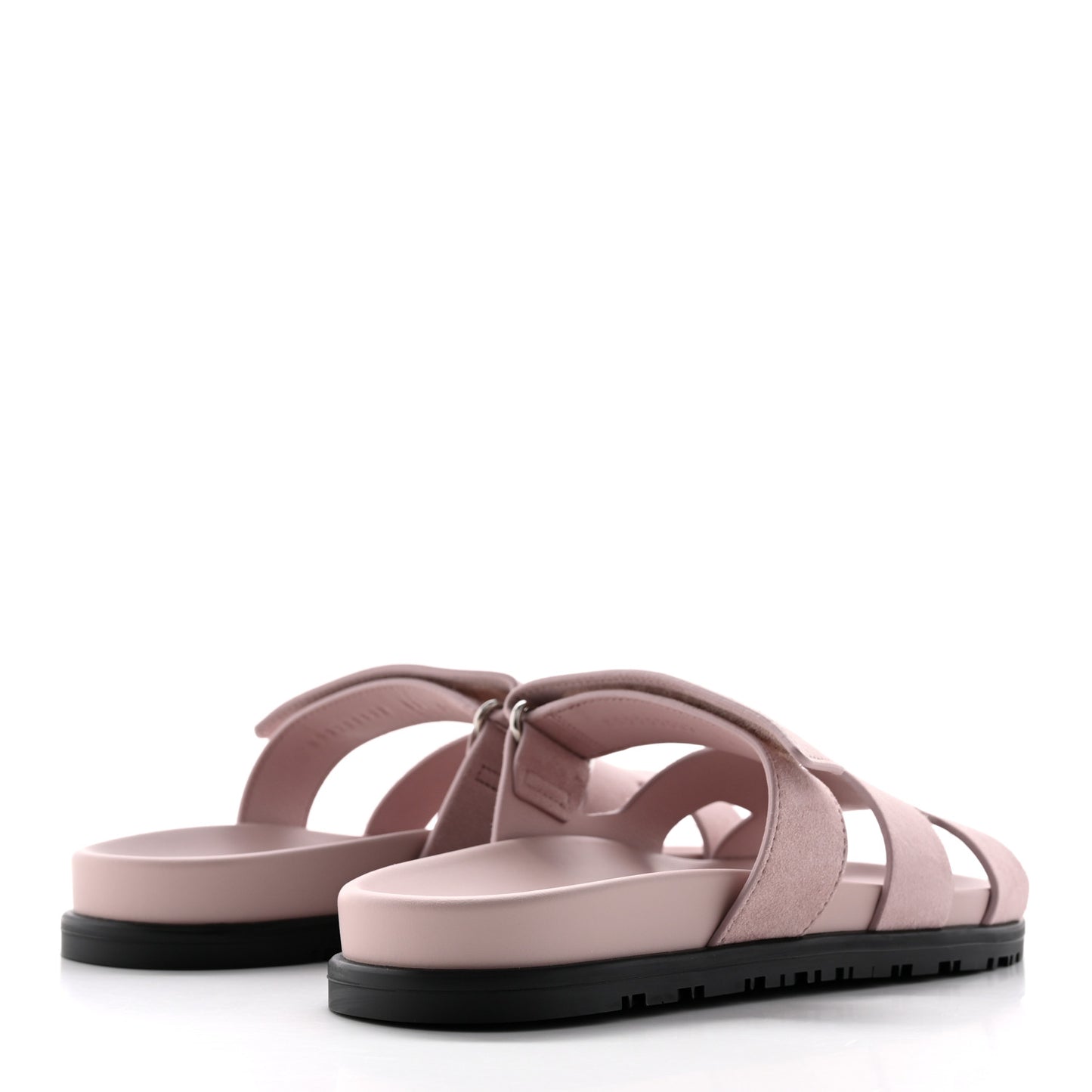 Suede Goatskin Womens Chypre Sandals 37 Rose Porcelaine