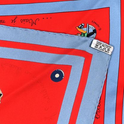 Hermes Silk Raconte Moi le Cheval Scarf 90 3 of 3