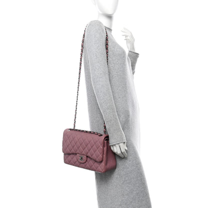 Chanel Caviar Quilted Jumbo Double Flap Light Purple 2 of 10
