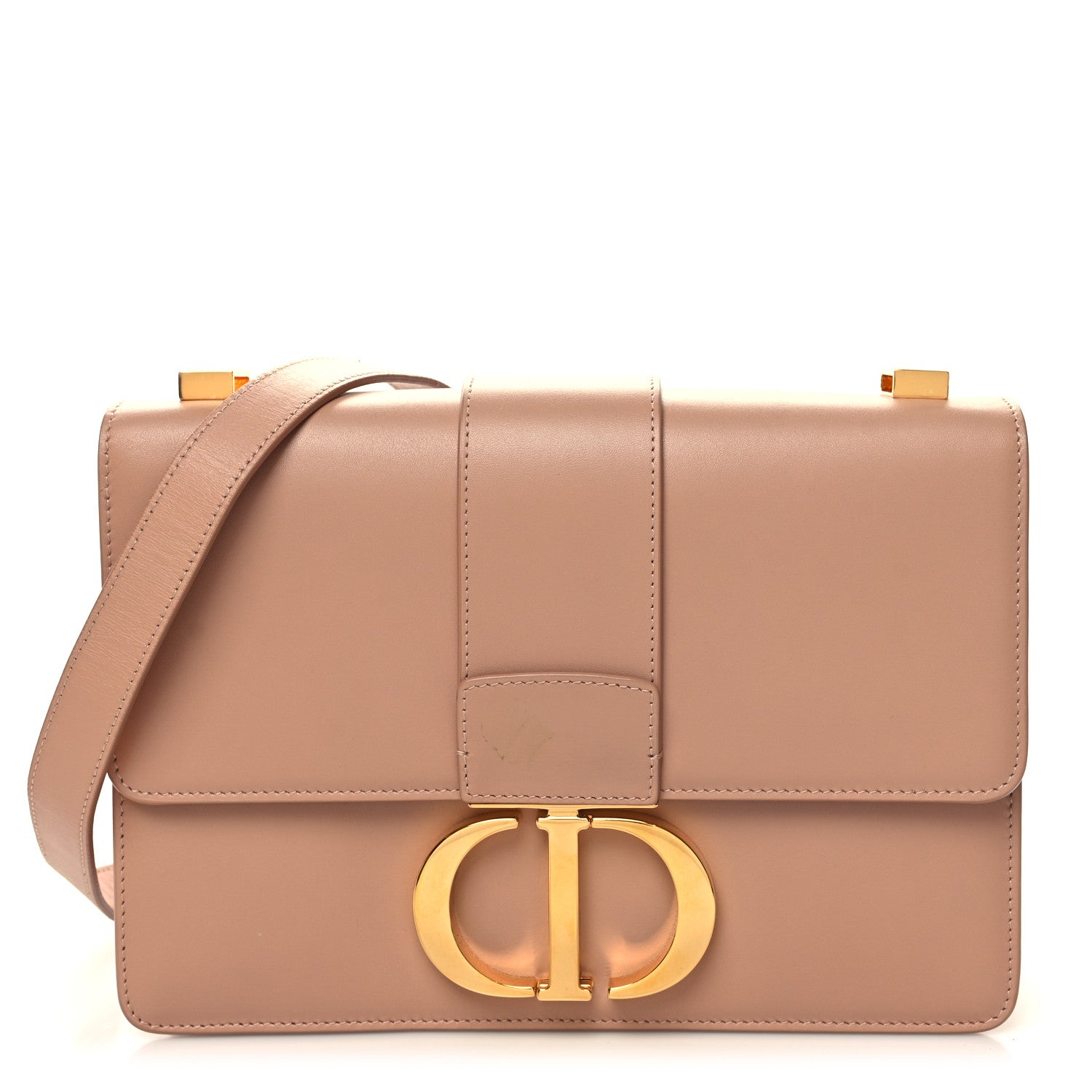 Christian Dior Smooth Calfskin 30 Montaigne Flap Bag Rose Des Vents 1 of 9