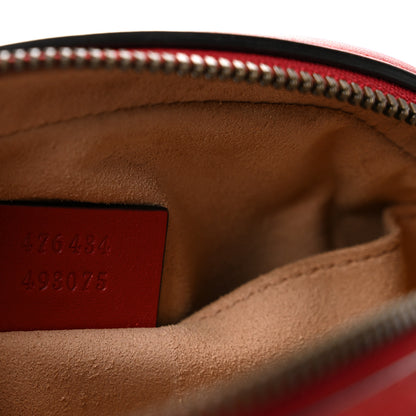 Gucci Calfskin Matelasse GG Marmont Belt Bag 85 34 Hibiscus Red 7 of 13