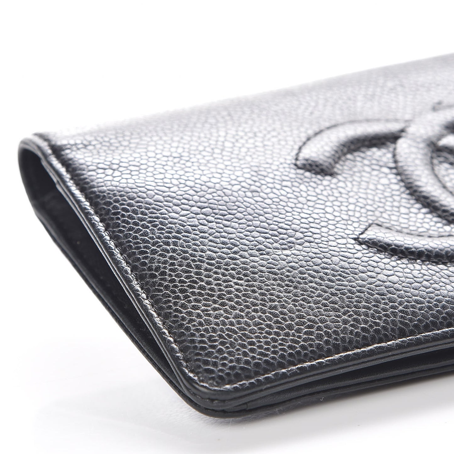 Caviar Timeless CC Yen Wallet Black