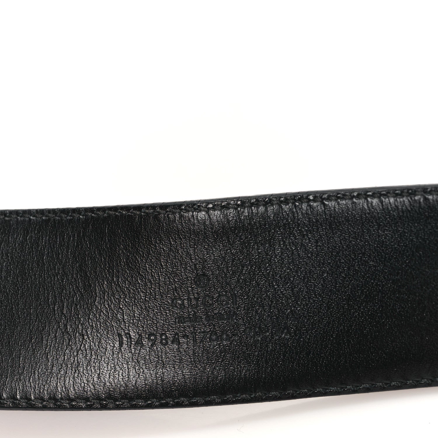 Gucci Calfskin Web Interlocking G Belt 90 36 Black 3 of 5
