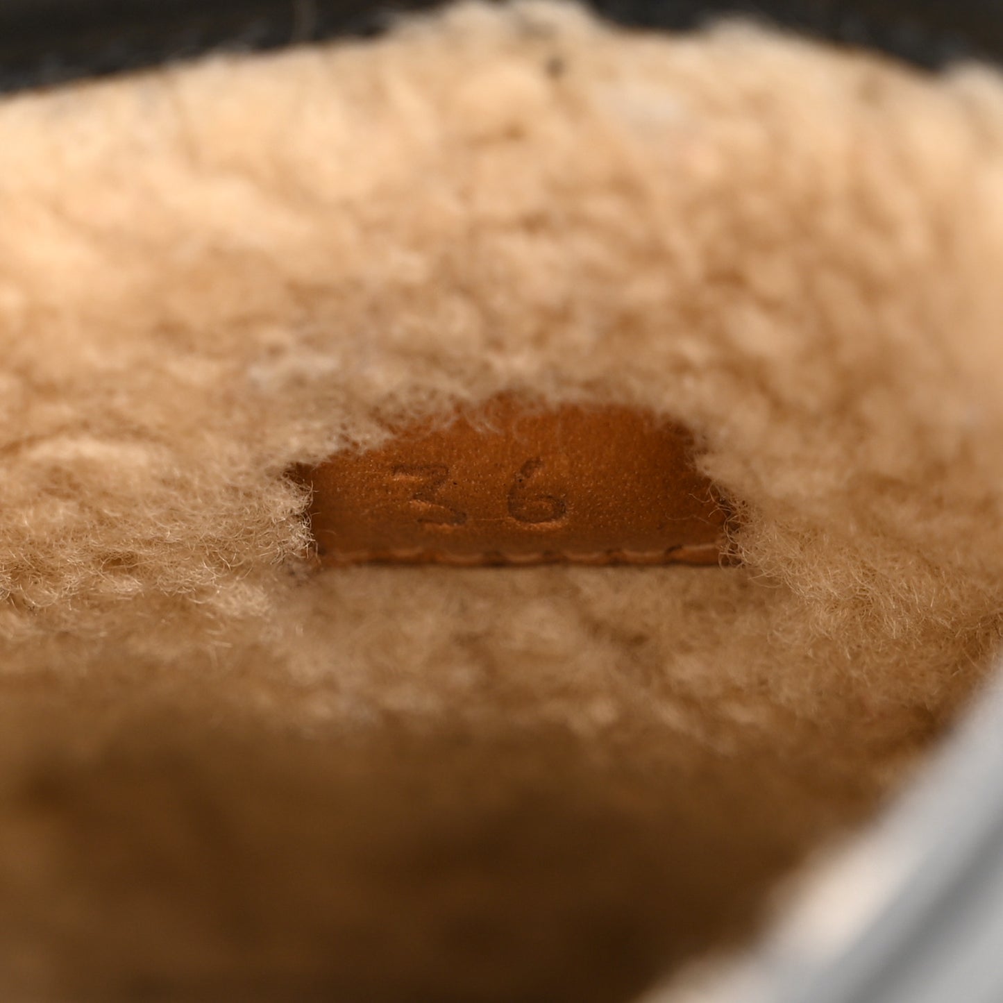 Nappa Wool Womens Fria Slippers 36 Black Butterscotch