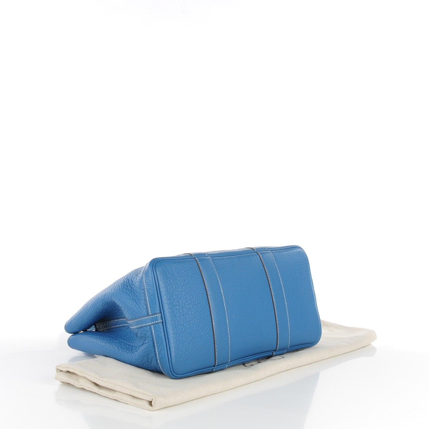 Hermes Negonda Garden Party Tote 36 MM Blue Jean 5 of 9