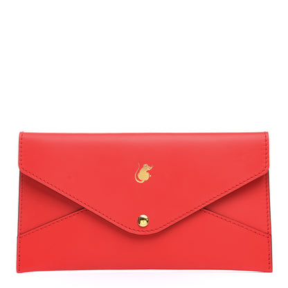 Louis Vuitton Veau Cachemire Chinese New Year Rat Envelope Pouch Red 1 of 8