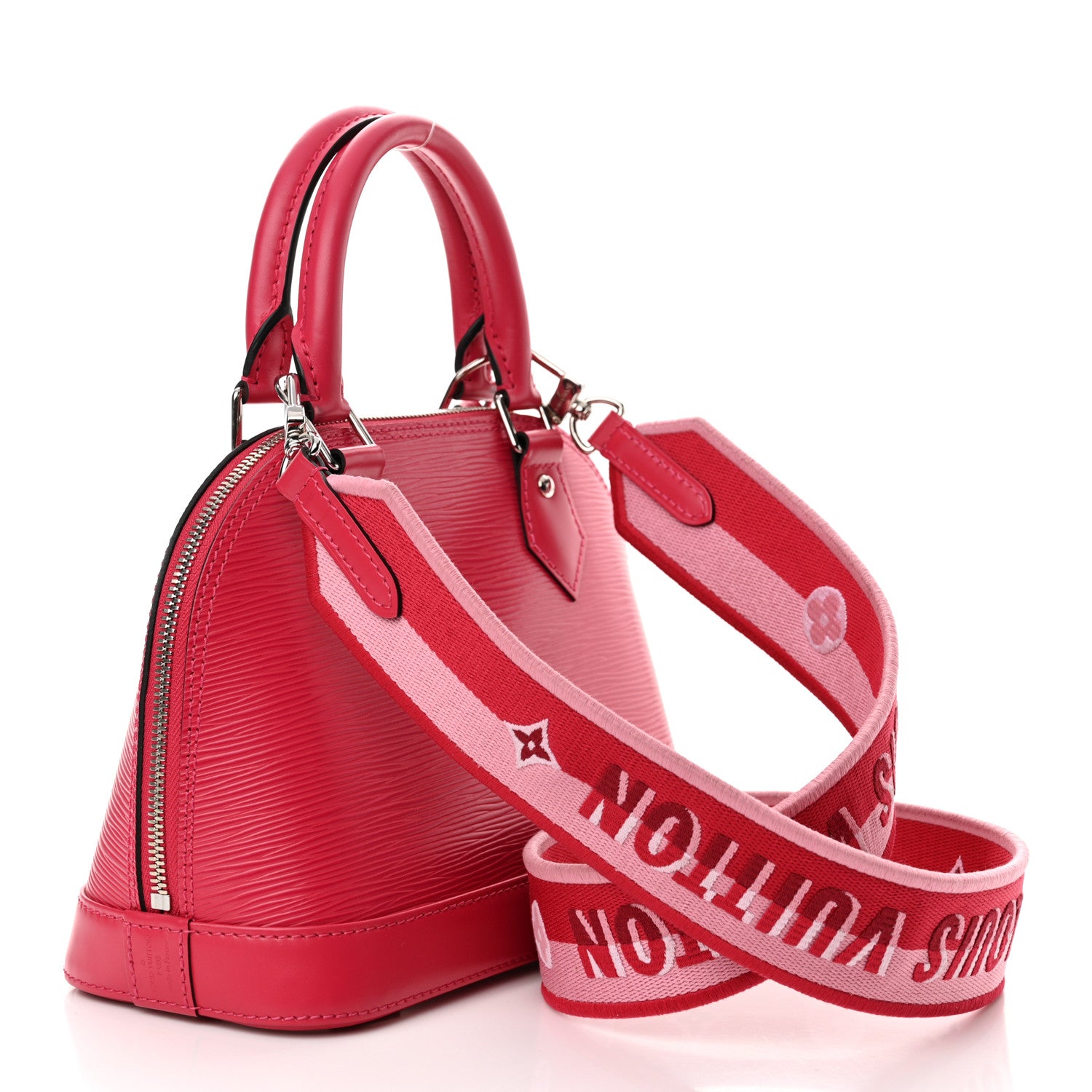 Louis Vuitton Epi Jacquard Alma BB Rose Pondicherry 3 of 10