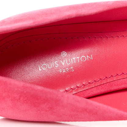 Louis Vuitton Suede Baby Goat Swarovski Crystal Madeleine Pumps 36 Pink 8 of 9