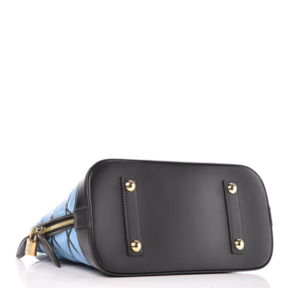 Louis Vuitton Lambskin Malletage Alma PM Bleuet 4 of 12