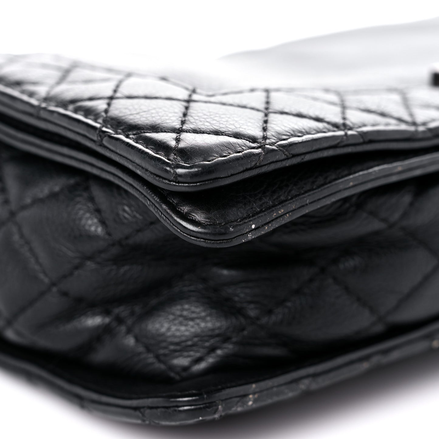 Calfskin New Medium Boy Reverso Flap Black