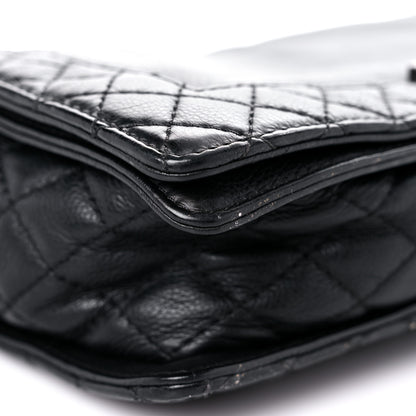 Chanel Calfskin New Medium Boy Reverso Flap Black 7 of 15