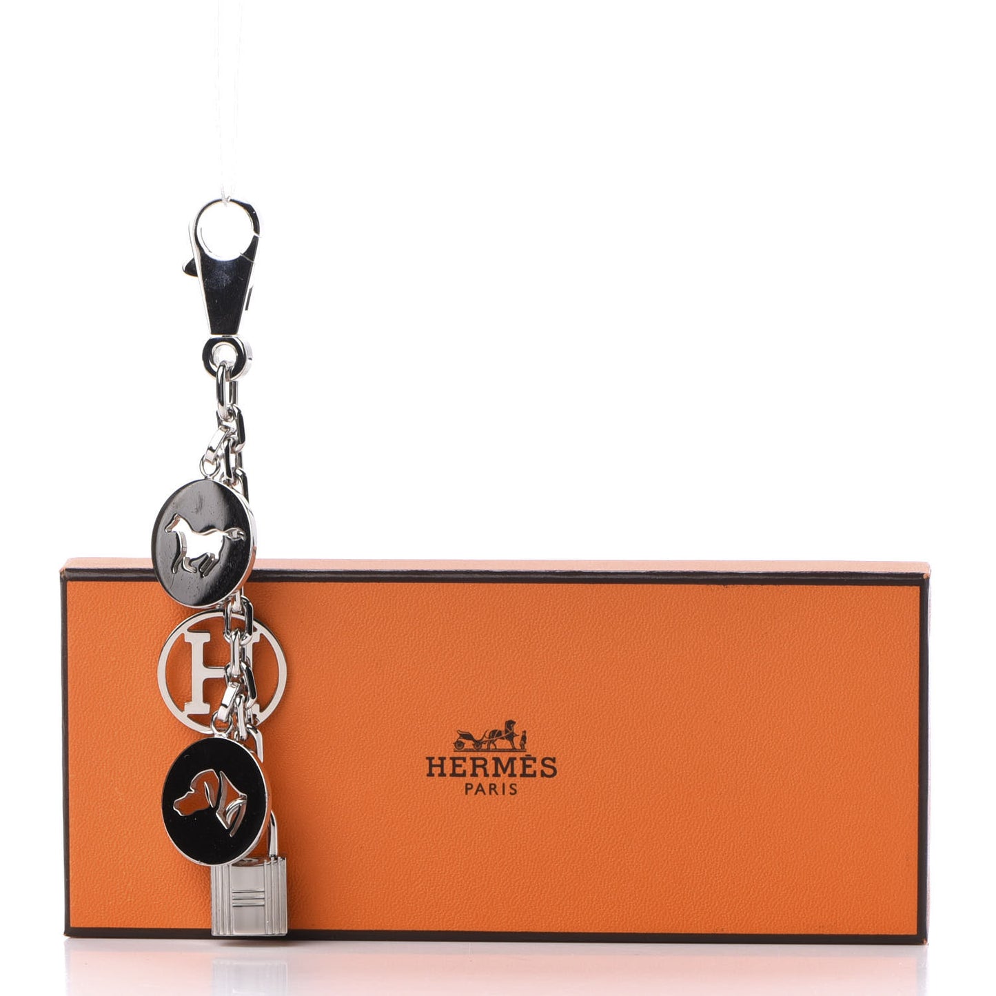 Palladium Breloque Bag Charm Silver