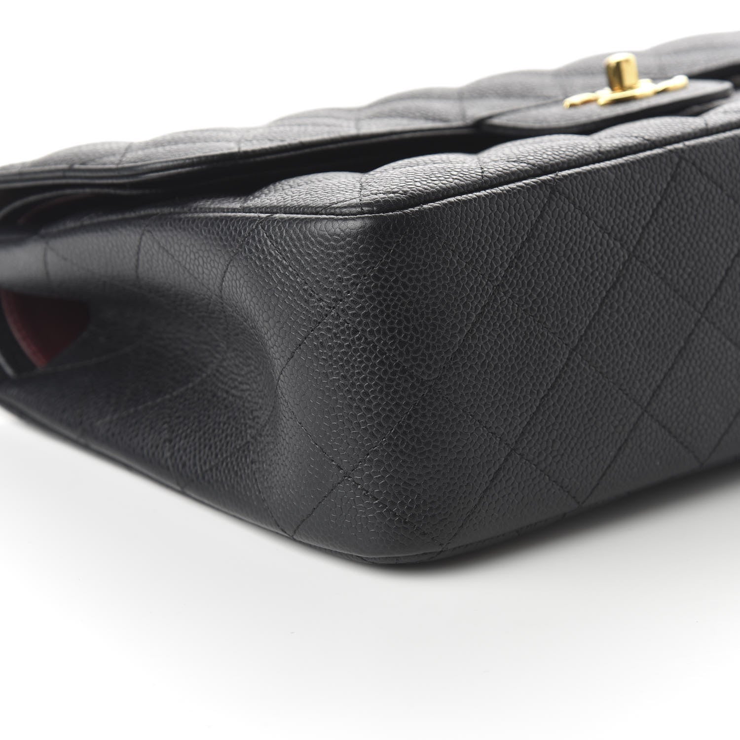 Chanel Caviar Quilted Jumbo Double Flap Black 6 of 11
