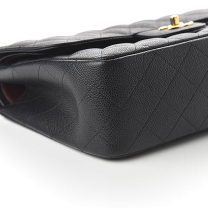 Chanel Caviar Quilted Jumbo Double Flap Black 6 of 11